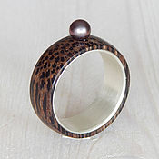 Украшения handmade. Livemaster - original item Ring with pearls.. Handmade.