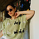 Jackets: Women's Summer Blouse Short Sleeve Llamas. Sweater Jackets. CUTE-KNIT by Nata Onipchenko. My Livemaster. Фото №5