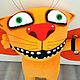 They're getting closer! Soft toy red plush cat Vasya Lozhkina. Stuffed Toys. Dingus! Funny cats and other toys. My Livemaster. Фото №4