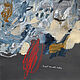 Picture Forgot my coat today (grey, red). Pictures. Margarita Alexandrova Art. Интернет-магазин Ярмарка Мастеров.  Фото №2
