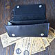 Order Wallet leather. crecca. Livemaster. . Purse Фото №3