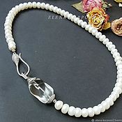 Set. agate pearl