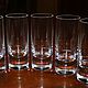 A set of glasses for strong drinks, Moser, Czech Republic, Vintage glasses, Moscow,  Фото №1
