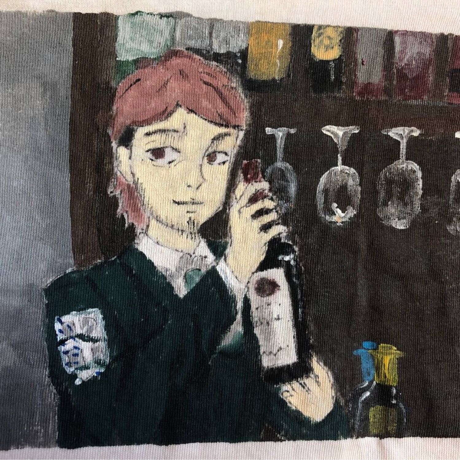 Роспись по ткани в интернет-магазине на Ярмарке Мастеров | Футболки ...