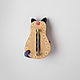Catabrosa from the series 'Japanese cat' №6. Brooches. Kumihouse. Online shopping on My Livemaster.  Фото №2