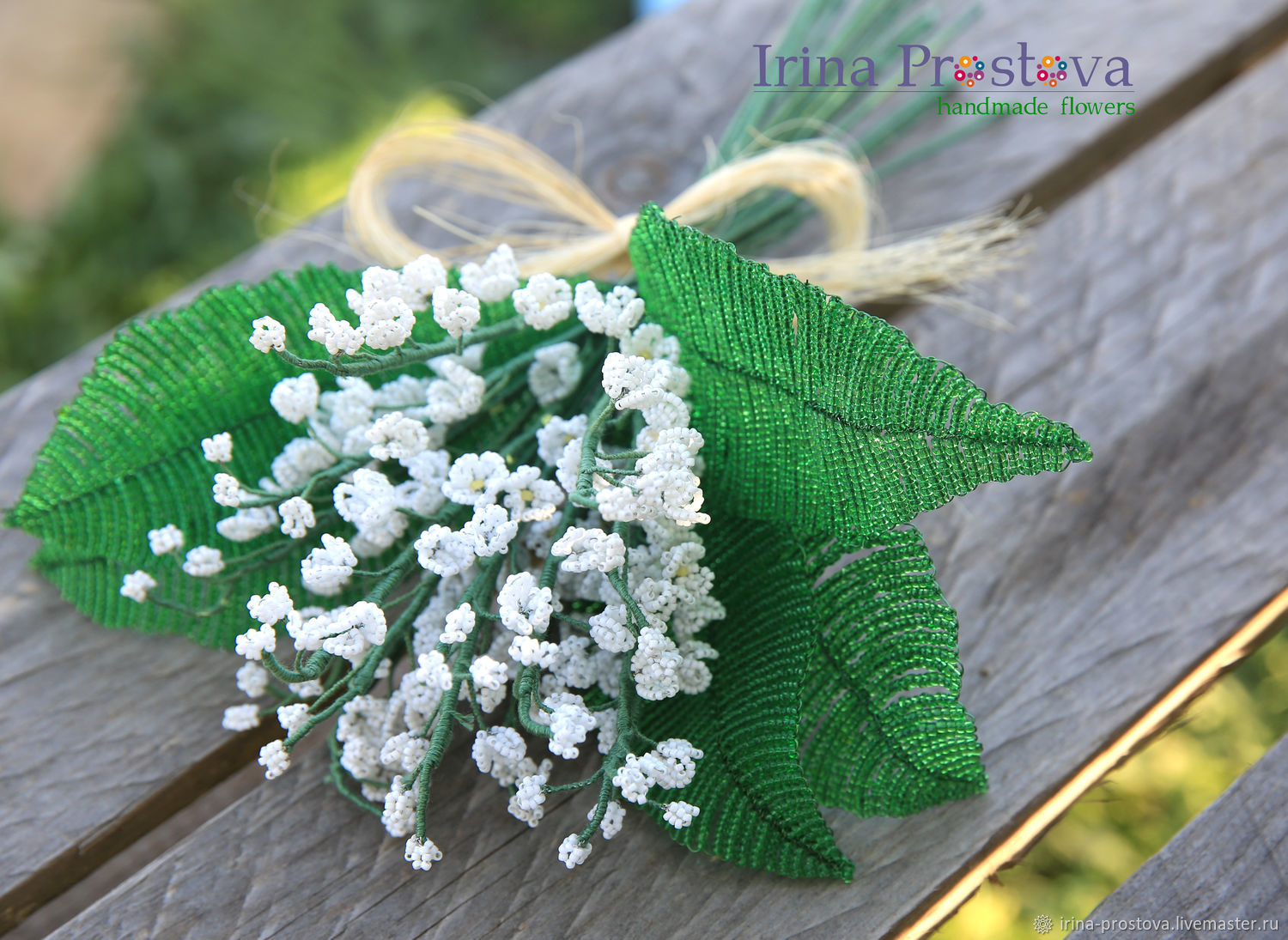 How to make lilies of the valley beads. Beading patterns How to make lilies of the valley beads. Beading patterns