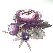 Украшения handmade. Livemaster - original item Blackberry Hop Brooch Bouquet Handmade Flowers. Handmade.