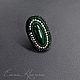 Ring with natural Malachite. Year of the Snake. Elena Crappie - Bags and jewelry. Online shopping on My Livemaster.  Фото №2