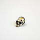 Заказать Значок Skull Pin II Brass. The Vale of Tears. Ярмарка Мастеров. . Значок Фото №3