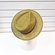 Соломенная шляпа Федора. Цвет оливковый. Шляпы. Лана Анисимова. Ярмарка Мастеров.  Фото №5