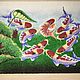 Feng Shui painting of 9 carp, Painting feng shui, Moscow,  Фото №1