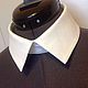 Shirt collar Office Shirt /cotton white. Collars. ERIO SHOP. My Livemaster. Фото №4