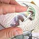 Order Dragonfly Wings Earrings Rainbow Shimmer Glitter Holography Silver. WonderLand. Livemaster. . Earrings Фото №3