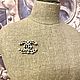 Винтаж: Брошь Chanel жемчуг кристаллы багет. Маркировка. Броши винтажные. Екатерина кетикет. Интернет-магазин Ярмарка Мастеров.  Фото №2