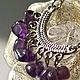Necklace with amethyst 'AMETHYST PLACERS', Necklace, Moscow,  Фото №1
