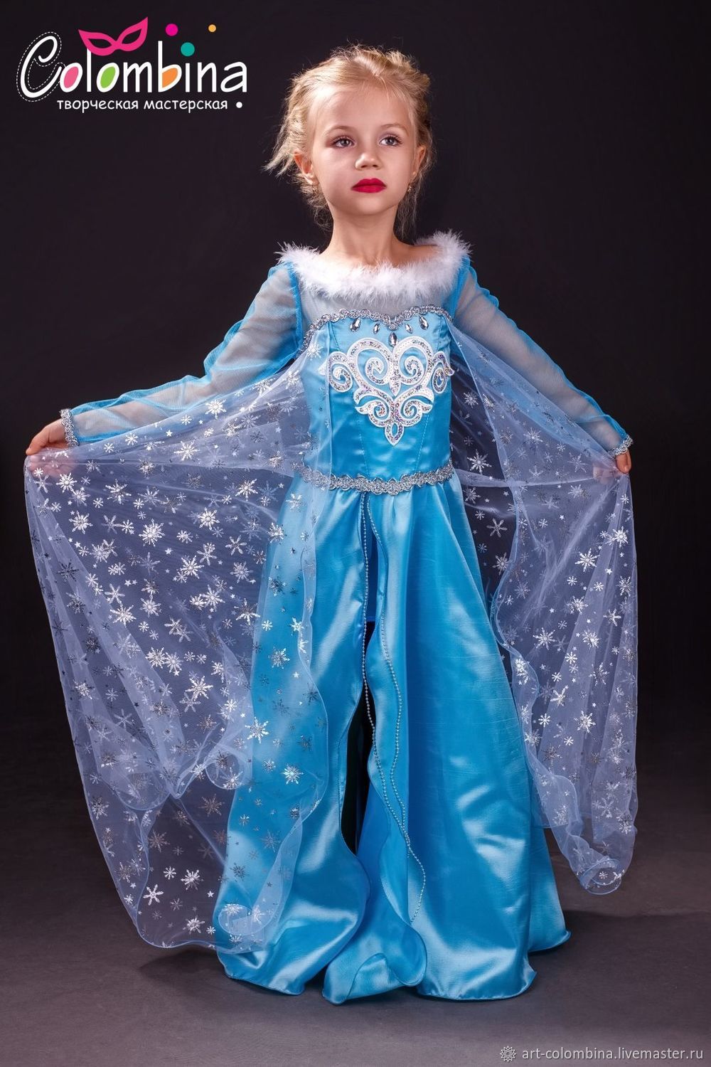 Костюм Эльзы Холодное Сердце 624 на заказ в интернет-магазине Ярмарка ...