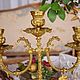 Order Brass candelabra for 3 candles. Germany. Imperia. Livemaster. . Vintage candlesticks Фото №3