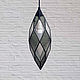 Lámpara de cristal de cristal en estilo moderno. Ceiling and pendant lights. tiffanarium (Tiffanarium). Ярмарка Мастеров.  Фото №5