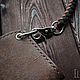 Braided paracord cord for wallet or keys. Key chain. Elk Island Craft. My Livemaster. Фото №5