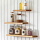 Wall shelf in natural color, 60 cm. Shelves. Foxwoodrus. My Livemaster. Фото №4
