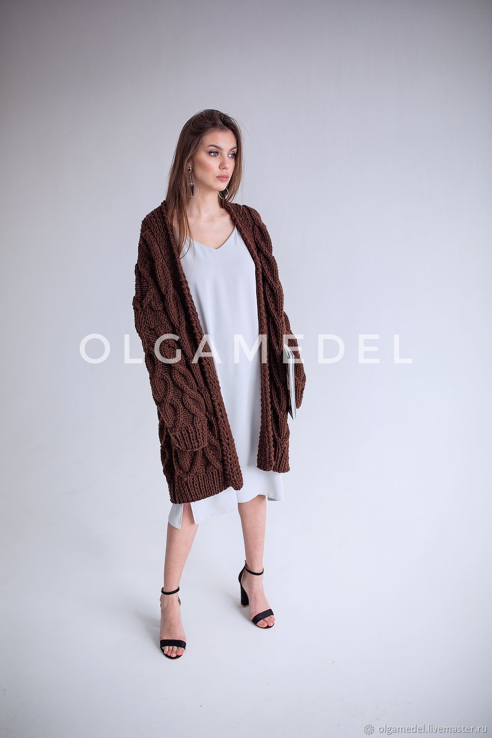 chocolate cardigan