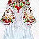 Dress with embroidery ' Sunny summer'. Dresses. Славяночка-вышиваночка (oksanetta). Online shopping on My Livemaster.  Фото №2