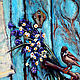 The painting 'the feathered messenger' oil, Pictures, Nadym,  Фото №1