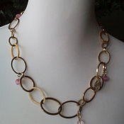 Винтаж handmade. Livemaster - original item Vintage necklaces: Soviet Chain,necklace,costume jewelry. Handmade.