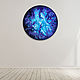 Space landscape with acrylic on a round canvas. Pictures. Lifia Art. Online shopping on My Livemaster.  Фото №2