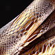 Python skin, hide, width 30-34 cm IMP2003A44. Leather. CrocShop. My Livemaster. Фото №6