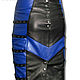 Pencil skirt leather black and blue with straps. Skirts. Lollypie - Modiste Cat. My Livemaster. Фото №6