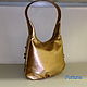 Women's leather bag ' Bronze gold', Classic Bag, St. Petersburg,  Фото №1