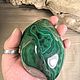 Малахит натуральный 653гр. Волшебный подарок. Камни. Seven Minerals. Ярмарка Мастеров.  Фото №4