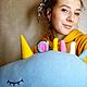Единорог игрушка подушка. Мягкие игрушки. FoxAnna Игрушки-подушки от Анны. Ярмарка Мастеров.  Фото №4