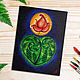  Fern Flower, a stylish painting based on Russian motifs, Pictures, Moscow,  Фото №1