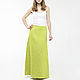 A-line linen skirt made of 100% linen. Skirts. etnoart (etnoart). Online shopping on My Livemaster.  Фото №2