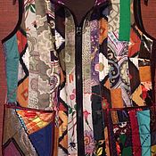 Одежда handmade. Livemaster - original item Women`s patchwork vest Hope. Handmade.