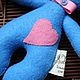 Felt toy 'Heart rabbit'. Stuffed Toys. Foxys-handiwork (foxys-handiwork). My Livemaster. Фото №5