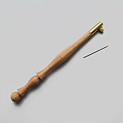 Материалы для творчества handmade. Livemaster - original item Luneville hook with needle No. №80. Handmade.