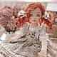 Doll Angelina. Author's textile doll collectible. Boudoir doll. AlbinaDolls. My Livemaster. Фото №4
