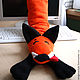 Order Keyboard cushion Happy Fox, cushion under the arm of the Fox, gift. Lara (EnigmaStyle). Livemaster. . Fun Фото №3