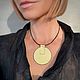 Колье геометрическое из кожи. Колье. Storm Jewellery. Ярмарка Мастеров.  Фото №4