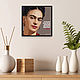 Артбокс Frida Kahlo "Фрида Кало" 25х25 см. Картины. Интерьерные картины Poly Print Art. Ярмарка Мастеров.  Фото №4