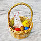 Soap Basket for Easter Handmade Gift Rabbit Easter. Soap. Edenicsoap - soap candles sachets. My Livemaster. Фото №6