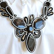 Butterfly soutache earrings
