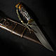 Handmade knife made of Damascus steel 'FO-2'. Knives. zlathunter. My Livemaster. Фото №5