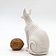 La escultura: La estatuilla: El gato. La esfinge. Sculpture. Surglinok. Ярмарка Мастеров.  Фото №4