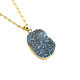 Druse Agate blue pendant, Blue stone pendant, Agate pendant. Pendants. Irina Moro. Online shopping on My Livemaster.  Фото №2