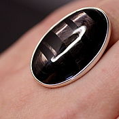 Украшения handmade. Livemaster - original item Ring: Ring with hypersthenes 