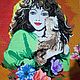  девочка с котом, Картины, Екатеринбург,  Фото №1
